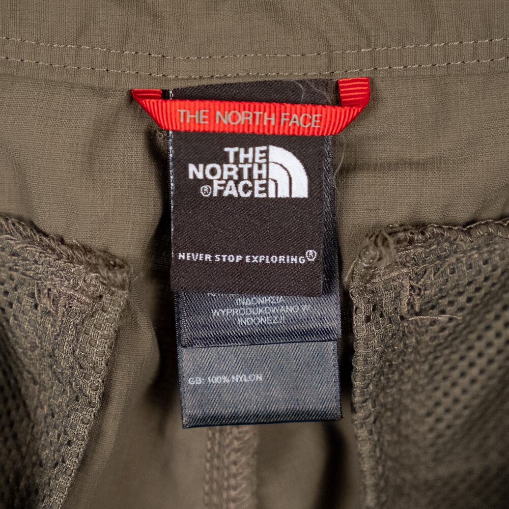 North Face Womens Nylon Hiking Shorts Earthy Army Green 6" Inseam Size 4 Pockets - Picture 6 of 7